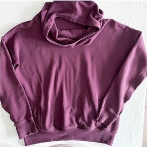 Zyia Oh So Soft Cowl Neck Hoodie - like NEW!